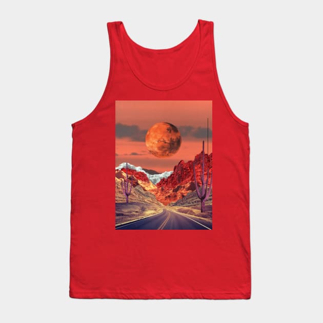 Towards Mars Tank Top by leafandpetaldesign